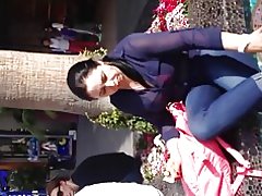 Heitt milf í algerri blússa