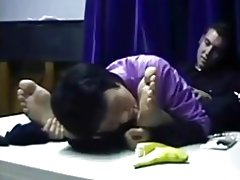 Kínverska milf dýrkar karlmaður metra